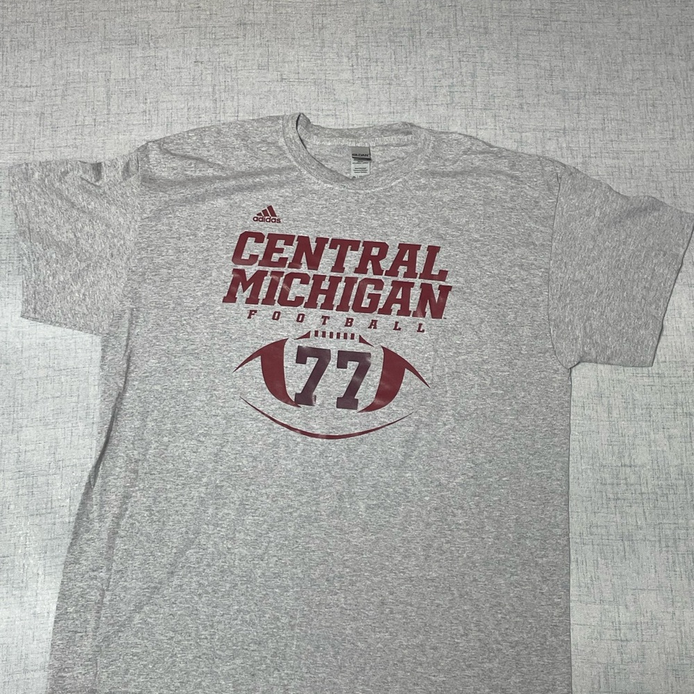 Gildan Gray Short Sleeve Tee Central Michigan XL Unisex